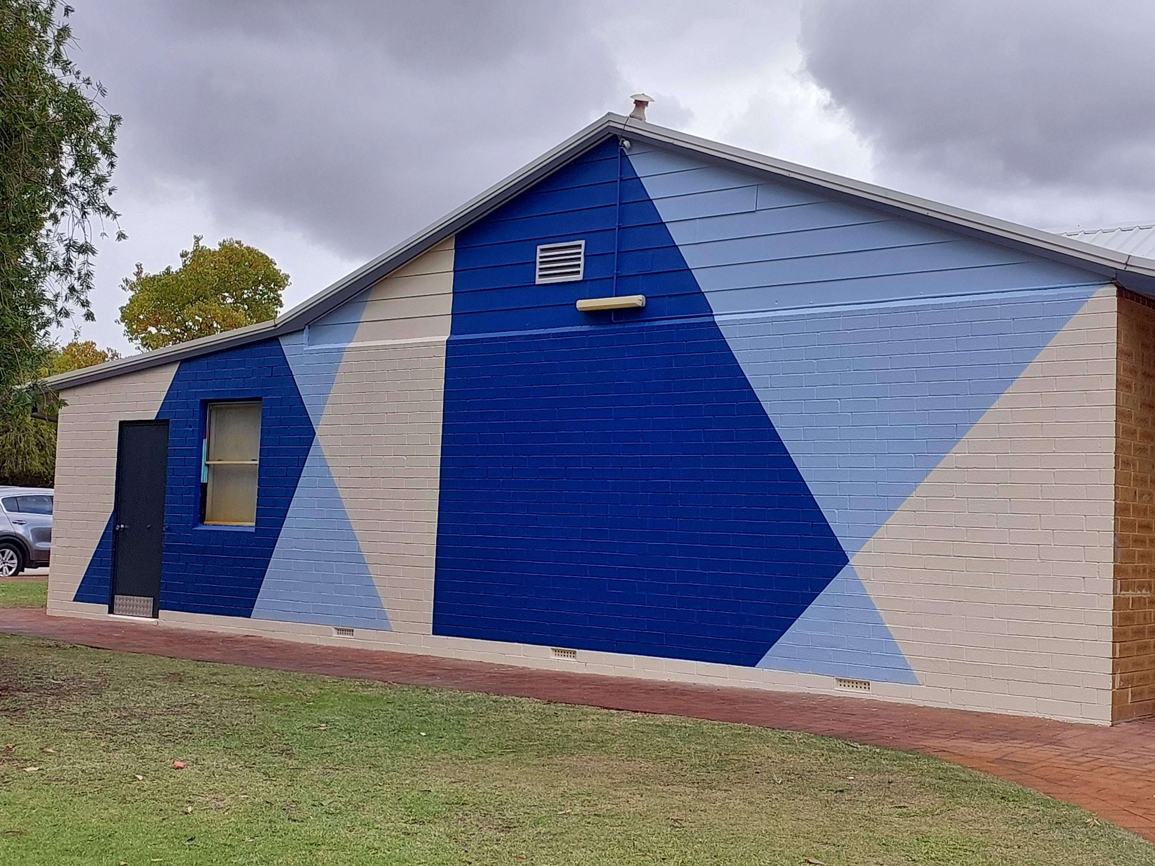 Feature wall painting after in Perth