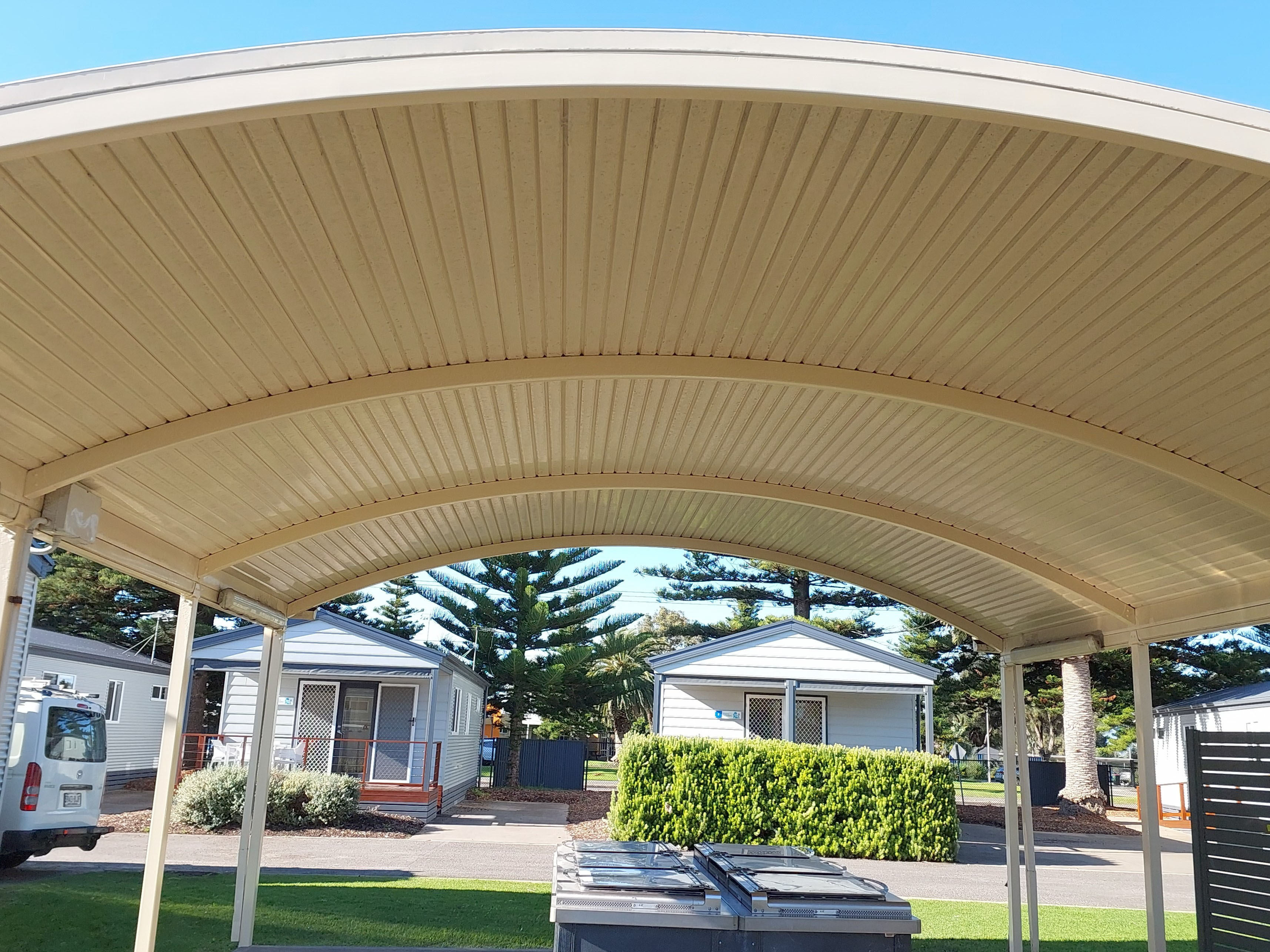 Residential pergola rust repair after in Perth